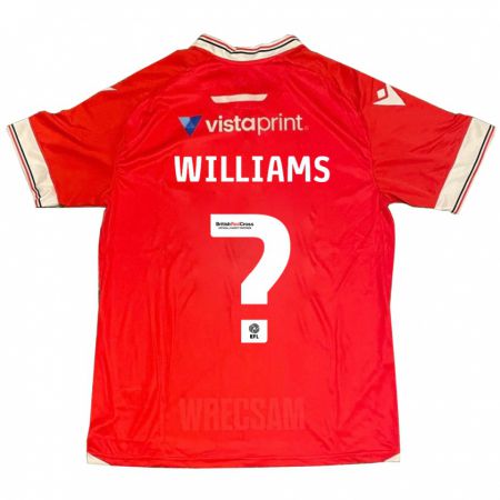 Kandiny Herren Sam Williams #0 Rot Heimtrikot Trikot 2023/24 T-Shirt