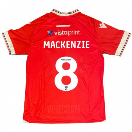 Kandiny Herren Libby Mackenzie #8 Rot Heimtrikot Trikot 2023/24 T-Shirt