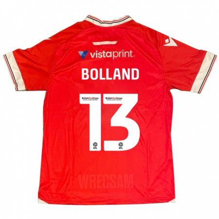 Kandiny Herren Charlotte Bolland #13 Rot Heimtrikot Trikot 2023/24 T-Shirt