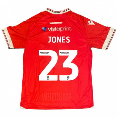Kandiny Herren Ruby Jones #23 Rot Heimtrikot Trikot 2023/24 T-Shirt