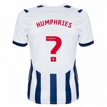 Kandiny Herren Evan Humphries #0 Weiß Heimtrikot Trikot 2023/24 T-Shirt