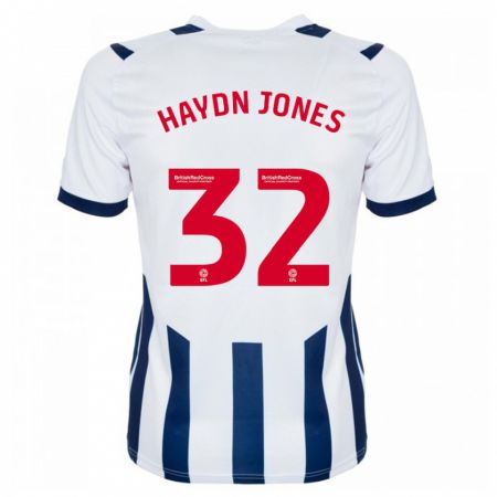 Kandiny Herren Mackenzie Haydn-Jones #32 Weiß Heimtrikot Trikot 2023/24 T-Shirt