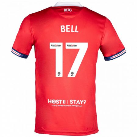 Kandiny Herren Millie Bell #17 Rot Heimtrikot Trikot 2023/24 T-Shirt