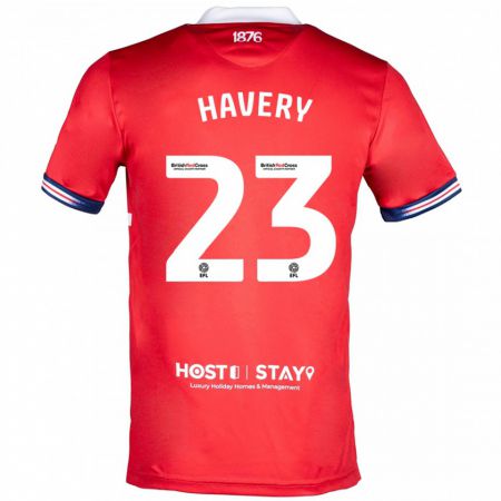 Kandiny Herren Nicole Havery #23 Rot Heimtrikot Trikot 2023/24 T-Shirt
