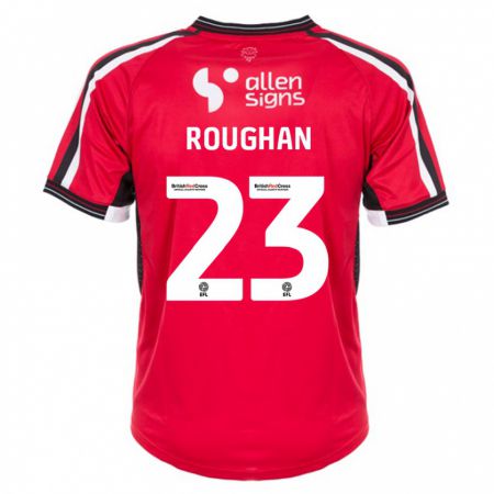 Kandiny Herren Sean Roughan #23 Rot Heimtrikot Trikot 2023/24 T-Shirt