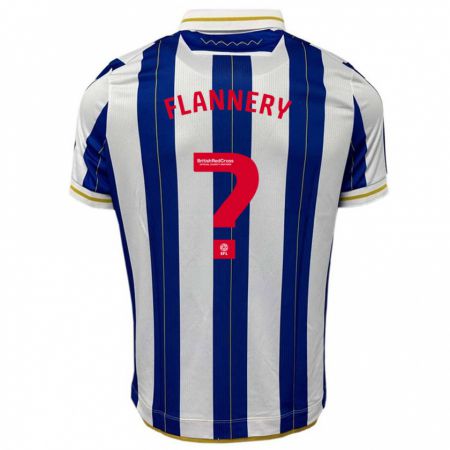 Kandiny Herren Cian Flannery #0 Blau Weiss Heimtrikot Trikot 2023/24 T-Shirt