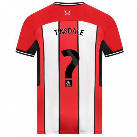 Kandiny Herren Jay Tinsdale #0 Rot Heimtrikot Trikot 2023/24 T-Shirt