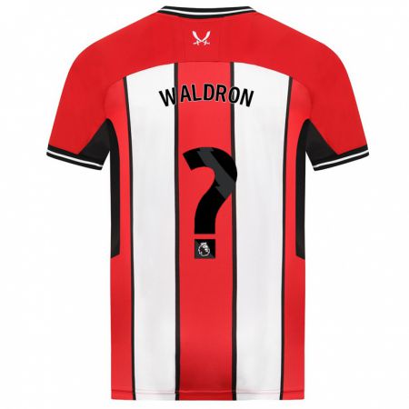 Kandiny Herren Jack Waldron #0 Rot Heimtrikot Trikot 2023/24 T-Shirt
