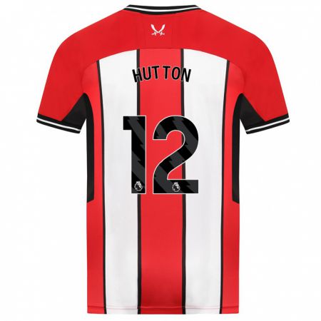 Kandiny Herren Jodie Hutton #12 Rot Heimtrikot Trikot 2023/24 T-Shirt