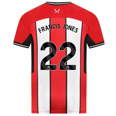 Kandiny Herren Maria Francis-Jones #22 Rot Heimtrikot Trikot 2023/24 T-Shirt