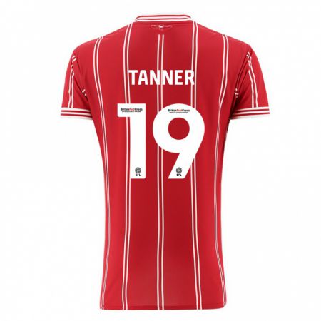 Kandiny Herren George Tanner #19 Rot Heimtrikot Trikot 2023/24 T-Shirt