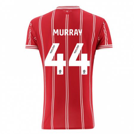 Kandiny Herren Satara Murray #44 Rot Heimtrikot Trikot 2023/24 T-Shirt
