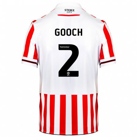 Kandiny Herren Lynden Gooch #2 Rot-Weiss Heimtrikot Trikot 2023/24 T-Shirt