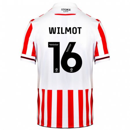 Kandiny Herren Ben Wilmot #16 Rot-Weiss Heimtrikot Trikot 2023/24 T-Shirt