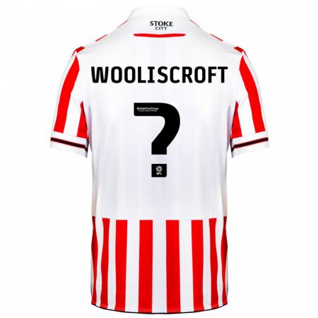 Kandiny Herren Morgan Wooliscroft #0 Rot-Weiss Heimtrikot Trikot 2023/24 T-Shirt
