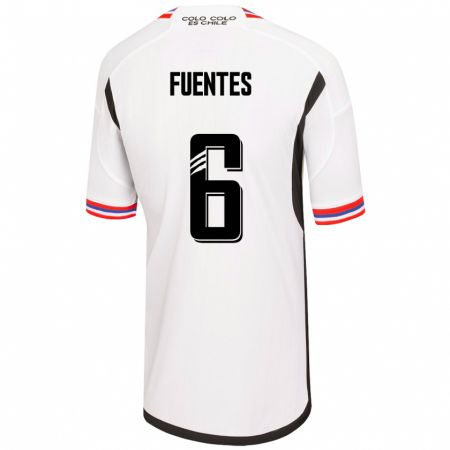 Kandiny Herren César Fuentes #6 Weiß Heimtrikot Trikot 2023/24 T-Shirt