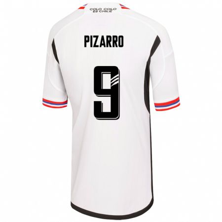 Kandiny Herren Damián Pizarro #9 Weiß Heimtrikot Trikot 2023/24 T-Shirt