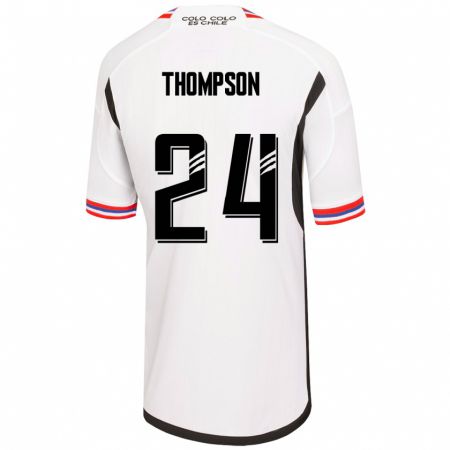 Kandiny Herren Jordhy Thompson #24 Weiß Heimtrikot Trikot 2023/24 T-Shirt