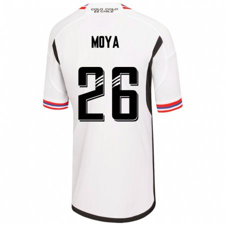 Kandiny Herren Matías Moya #26 Weiß Heimtrikot Trikot 2023/24 T-Shirt