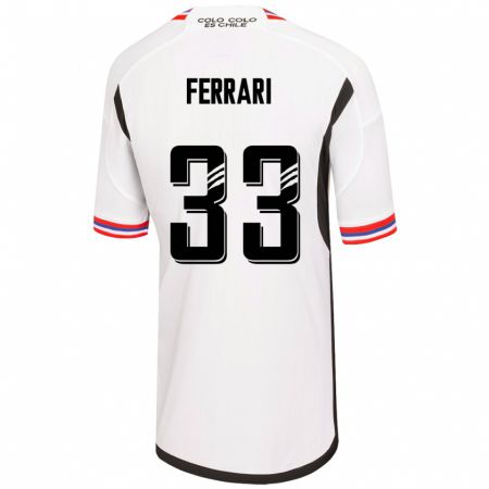 Kandiny Herren Matías Ferrari #33 Weiß Heimtrikot Trikot 2023/24 T-Shirt