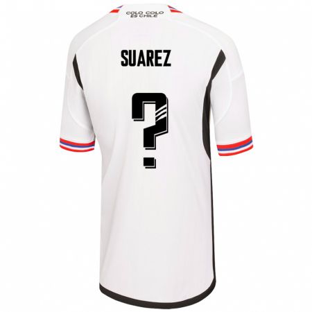 Kandiny Herren Nicolás Suarez #0 Weiß Heimtrikot Trikot 2023/24 T-Shirt