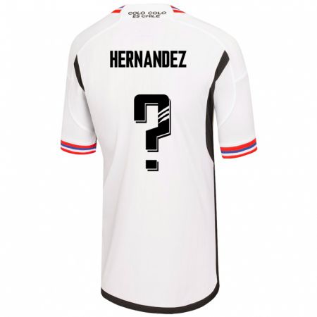Kandiny Herren Leandro Hernández #0 Weiß Heimtrikot Trikot 2023/24 T-Shirt
