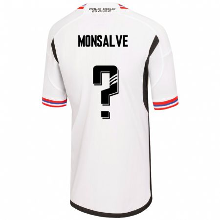 Kandiny Herren Gaspar Monsalve #0 Weiß Heimtrikot Trikot 2023/24 T-Shirt