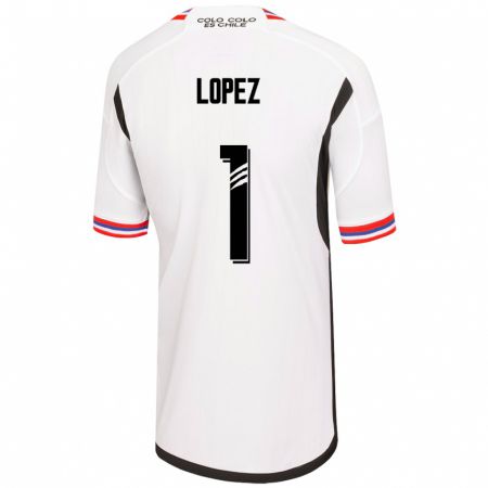 Kandiny Herren Yessenia López #1 Weiß Heimtrikot Trikot 2023/24 T-Shirt