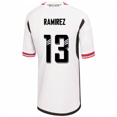 Kandiny Herren Fernanda Ramírez #13 Weiß Heimtrikot Trikot 2023/24 T-Shirt