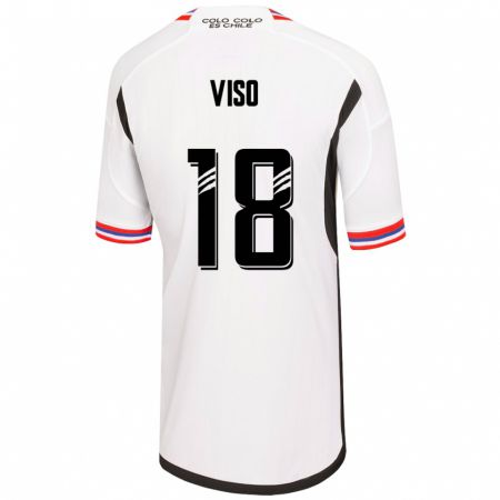Kandiny Herren Ysaura Viso #18 Weiß Heimtrikot Trikot 2023/24 T-Shirt
