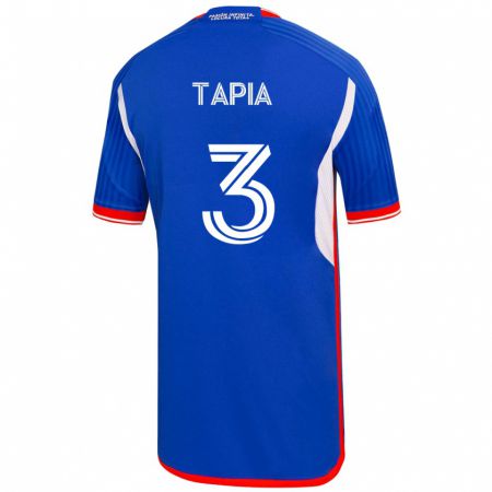 Kandiny Herren Ignacio Tapia #3 Blau Heimtrikot Trikot 2023/24 T-Shirt