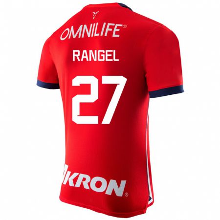 Kandiny Herren José Rangel #27 Rot Heimtrikot Trikot 2023/24 T-Shirt