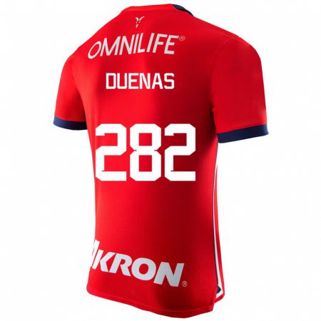 Kandiny Herren Omar Dueñas #282 Rot Heimtrikot Trikot 2023/24 T-Shirt