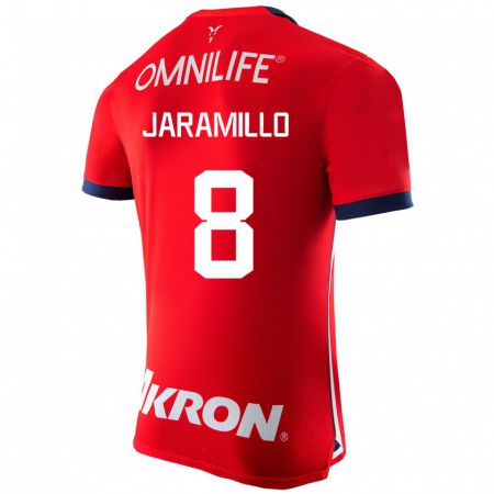 Kandiny Herren Carolina Jaramillo #8 Rot Heimtrikot Trikot 2023/24 T-Shirt