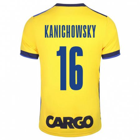 Kandiny Herren Gabi Kanichowsky #16 Gelb Heimtrikot Trikot 2023/24 T-Shirt