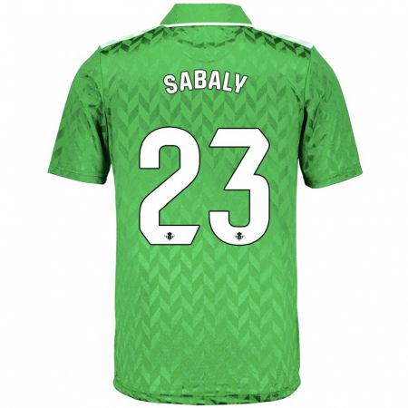 Kandiny Herren Youssouf Sabaly #23 Grün Auswärtstrikot Trikot 2023/24 T-Shirt