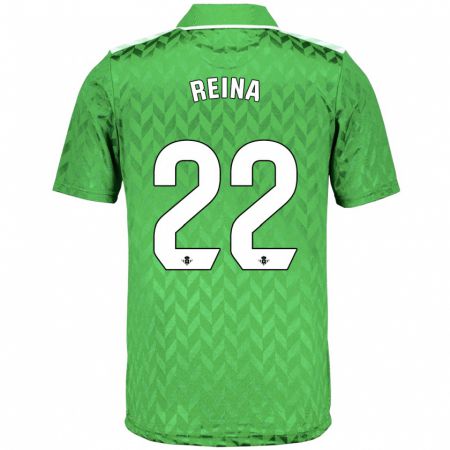Kandiny Herren Carlos Reina #22 Grün Auswärtstrikot Trikot 2023/24 T-Shirt