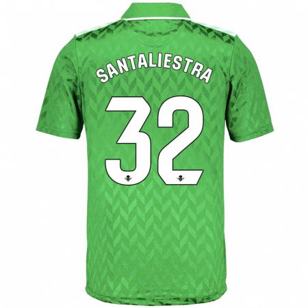 Kandiny Herren Carla Santaliestra #32 Grün Auswärtstrikot Trikot 2023/24 T-Shirt