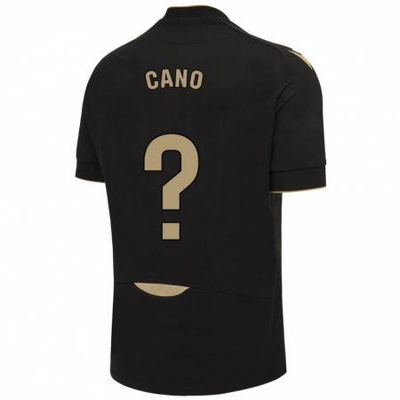 Kandiny Herren Rubén Cano #0 Schwarz Auswärtstrikot Trikot 2023/24 T-Shirt
