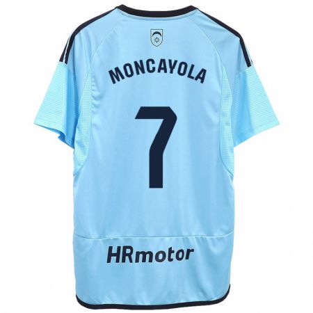 Kandiny Herren Jon Moncayola #7 Blau Auswärtstrikot Trikot 2023/24 T-Shirt