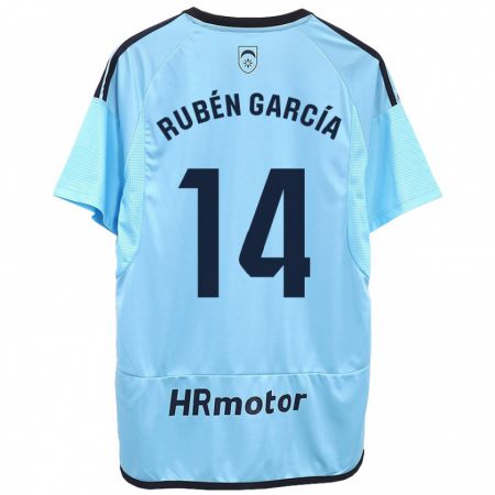 Kandiny Herren Rubén García #14 Blau Auswärtstrikot Trikot 2023/24 T-Shirt