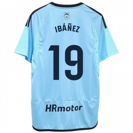 Kandiny Herren Pablo Ibáñez #19 Blau Auswärtstrikot Trikot 2023/24 T-Shirt