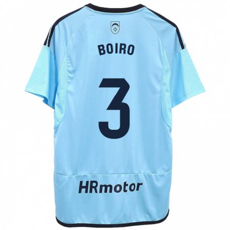 Kandiny Herren Adama Boiro #3 Blau Auswärtstrikot Trikot 2023/24 T-Shirt