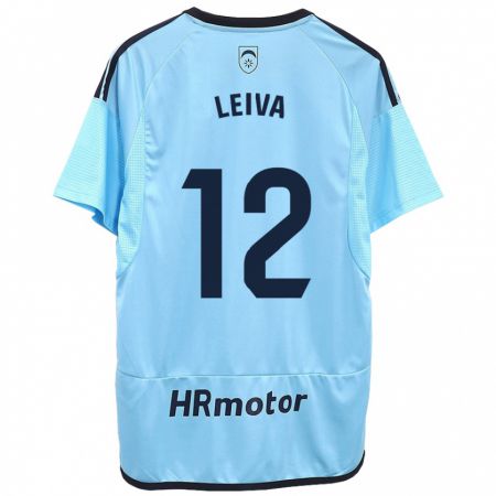 Kandiny Herren Álvaro Leiva #12 Blau Auswärtstrikot Trikot 2023/24 T-Shirt