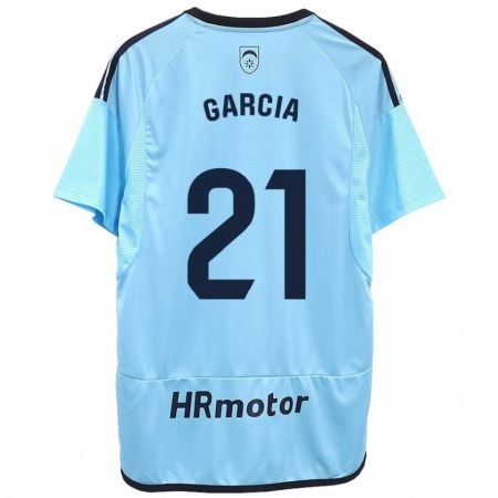 Kandiny Herren Jon García #21 Blau Auswärtstrikot Trikot 2023/24 T-Shirt