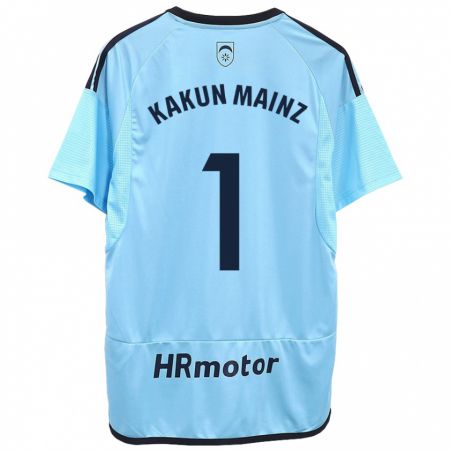 Kandiny Herren Kakun Mainz #1 Blau Auswärtstrikot Trikot 2023/24 T-Shirt