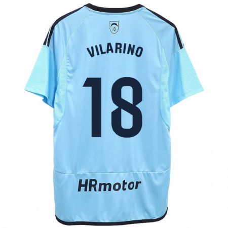 Kandiny Herren Maitane Vilariño #18 Blau Auswärtstrikot Trikot 2023/24 T-Shirt