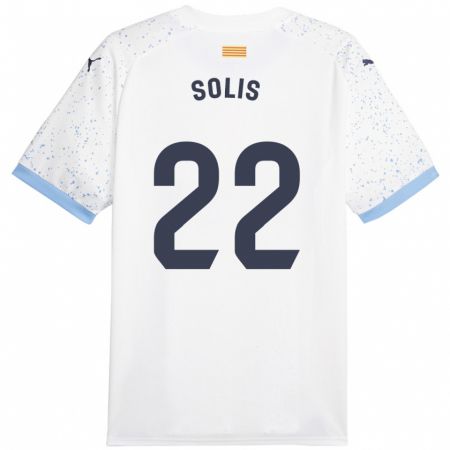 Kandiny Herren Jhon Solís #22 Weiß Auswärtstrikot Trikot 2023/24 T-Shirt