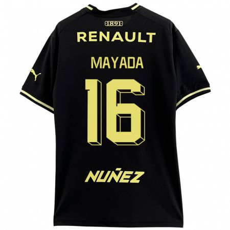 Kandiny Herren Camilo Mayada #16 Schwarz Auswärtstrikot Trikot 2023/24 T-Shirt