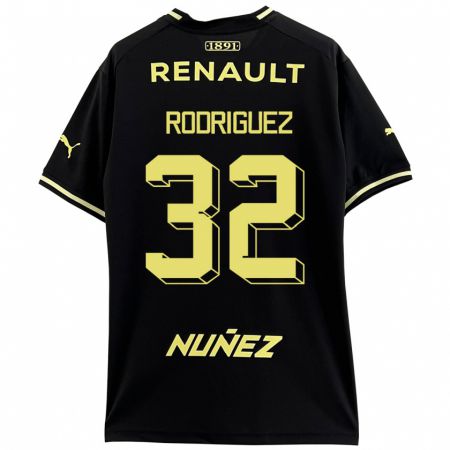 Kandiny Herren Randall Rodríguez #32 Schwarz Auswärtstrikot Trikot 2023/24 T-Shirt